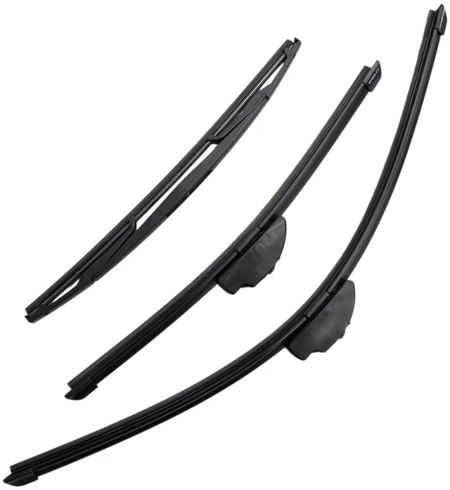 Main image of Silbak Wiper Blade Set compatible with Subaru Impreza HB Hatchback 2008-2011, Front and Rear 3-Piece, Driver 24 in, Passenger 16 in, Rear 14 in