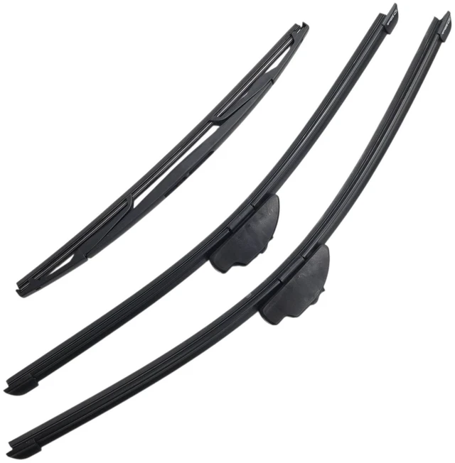 Main image of Silbak Wiper Blade Set compatible with Mazda MX-30 MX30 2021-2026, Front and Rear 3-Piece, Driver 22 in, Passenger 19 in, Rear 14 in
