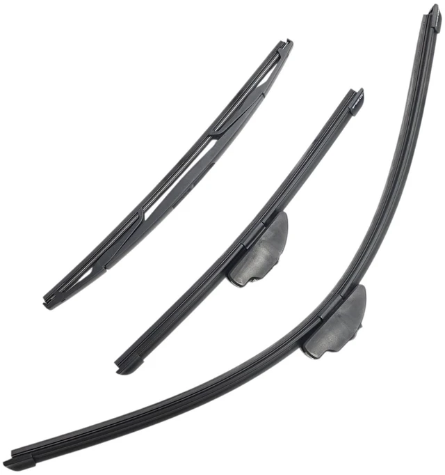 Main image of Silbak Wiper Blade Set compatible with Honda Fit 2015-2020, Front and Rear 3-Piece, Driver 26 in, Passenger 14 in, Rear 14 in