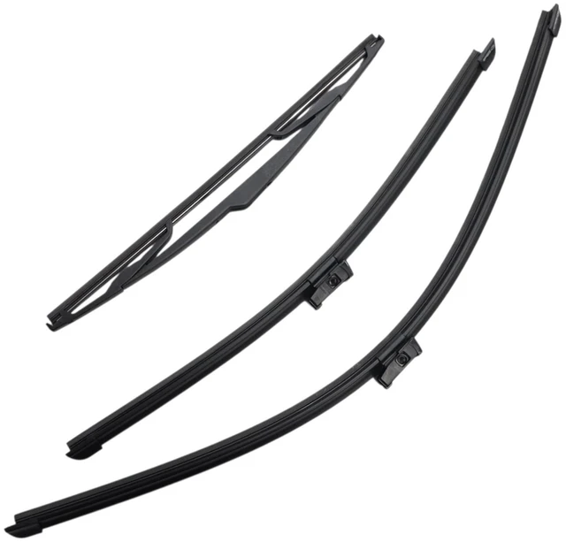 Main image of Silbak Wiper Blade Set compatible with Volvo XC60 2012-2017, Front and Rear 3-Piece, Driver 26 in, Passenger 20 in, Rear 14 in