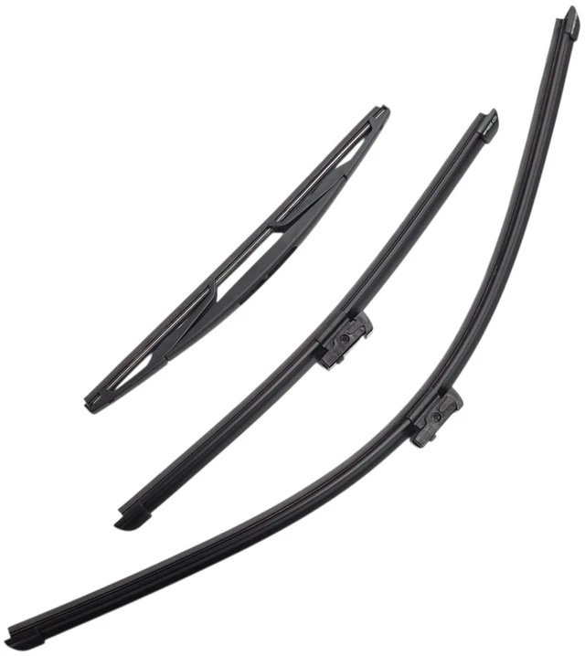 Main image of Silbak Wiper Blade Set compatible with Subaru Crosstrek 2018-2023, Front and Rear 3-Piece, Driver 26 in, Passenger 16 in, Rear 13 in