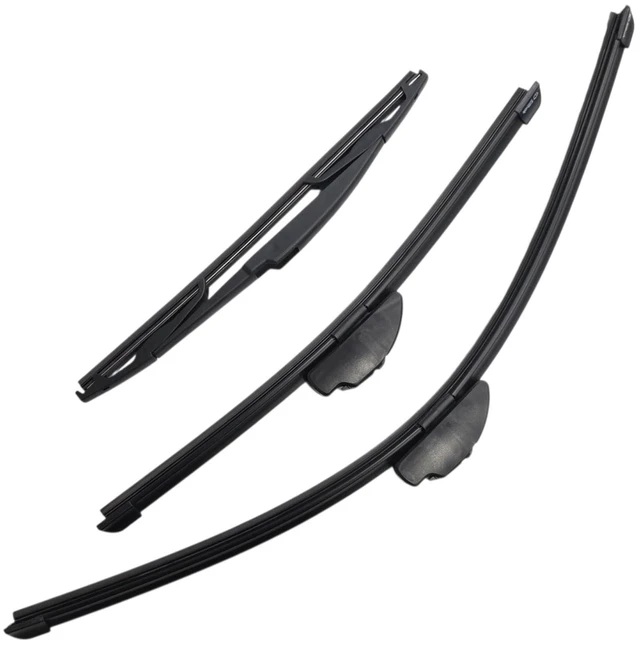 Main image of Silbak Wiper Blade Set compatible with Toyota RAV4 2006-2013, Front and Rear 3-Piece, Driver 24 in, Passenger 16 in, Rear 12 in