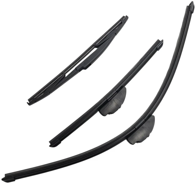 Main image of Silbak Wiper Blade Set compatible with Toyota Corolla HB Hatchback 2019-2022, Front and Rear 3-Piece, Driver 28 in, Passenger 14 in, Rear 12 in