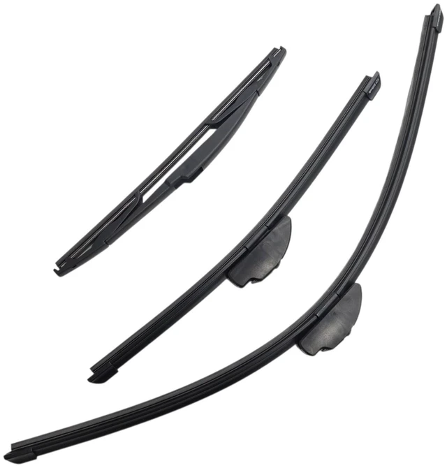 Main image of Silbak Wiper Blade Set compatible with Lexus UX 2019-2026, Front and Rear 3-Piece, Driver 26 in, Passenger 16 in, Rear 12 in