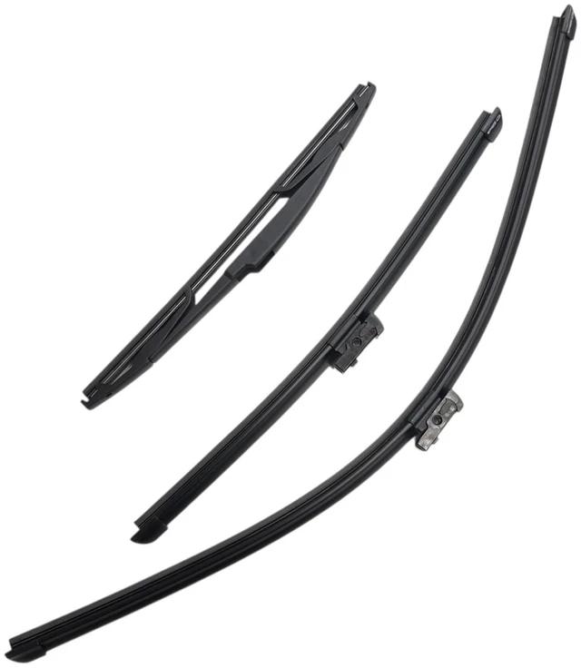 Main image of Silbak Wiper Blade Set compatible with Lexus NX 2015-2021, Front and Rear 3-Piece, Driver 26 in, Passenger 16 in, Rear 12 in