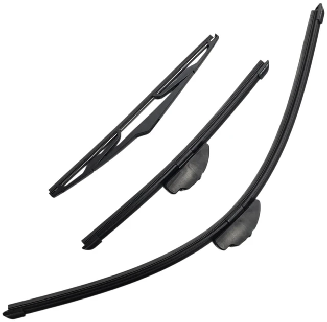 Main image of Silbak Wiper Blade Set compatible with Hyundai SANTA FE 2014-2019, Front and Rear 3-Piece, Driver 26 in, Passenger 14 in, Rear 12 in