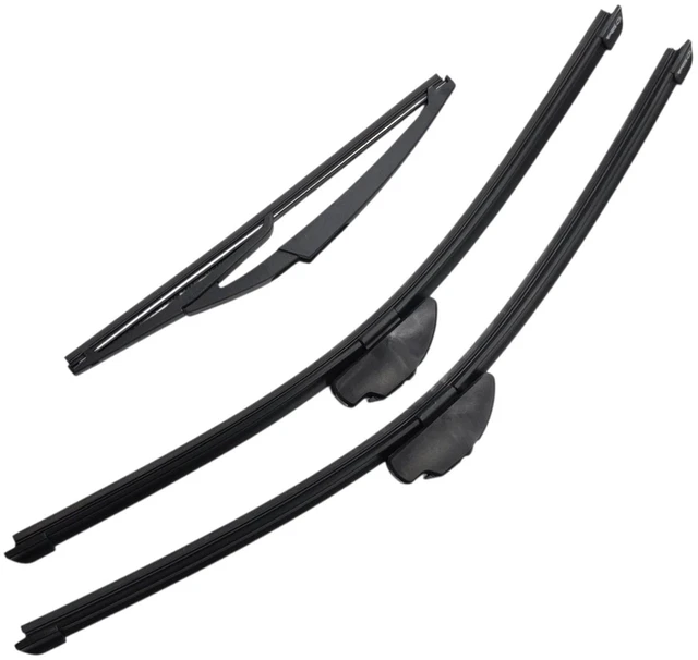 Main image of Silbak Wiper Blade Set compatible with Mini Cooper R50 R53 2002-2006, Front and Rear 3-Piece, Driver 19 in, Passenger 19 in, Rear 12 in
