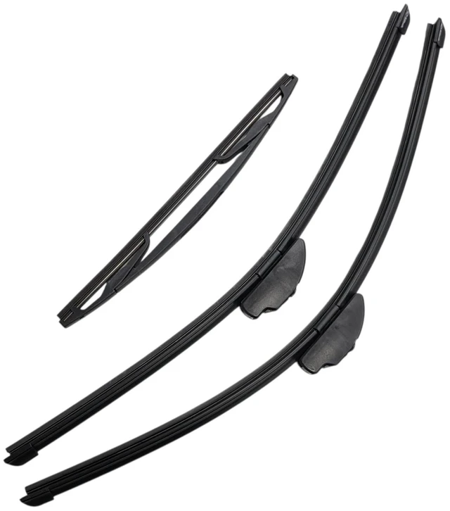Main image of Silbak Wiper Blade Set compatible with GMC Yukon 2008-2014, Front and Rear 3-Piece, Driver 22 in, Passenger 22 in, Rear 12 in