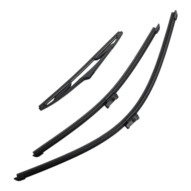 Main image of Silbak Wiper Blade Set compatible with Volvo V60 Cross Country 2015-2018, Front and Rear 3-Piece, Driver 26 in, Passenger 20 in, Rear 12 in
