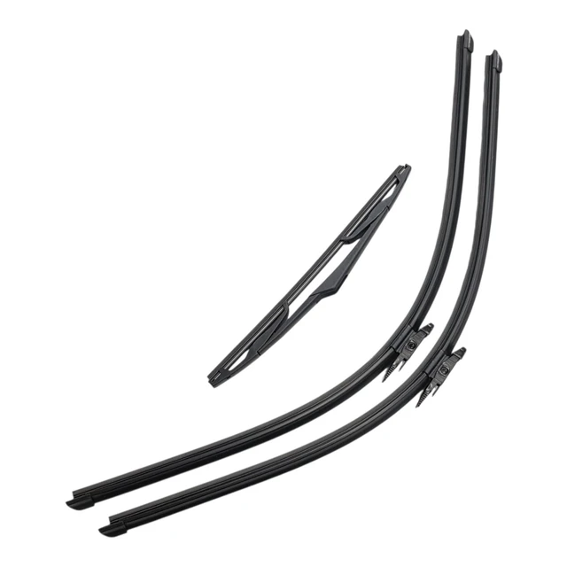 Main image of Silbak Wiper Blade Set compatible with Ford Focus ST 2013-2018, Front and Rear 3-Piece, Driver 28 in, Passenger 28 in, Rear 12 in