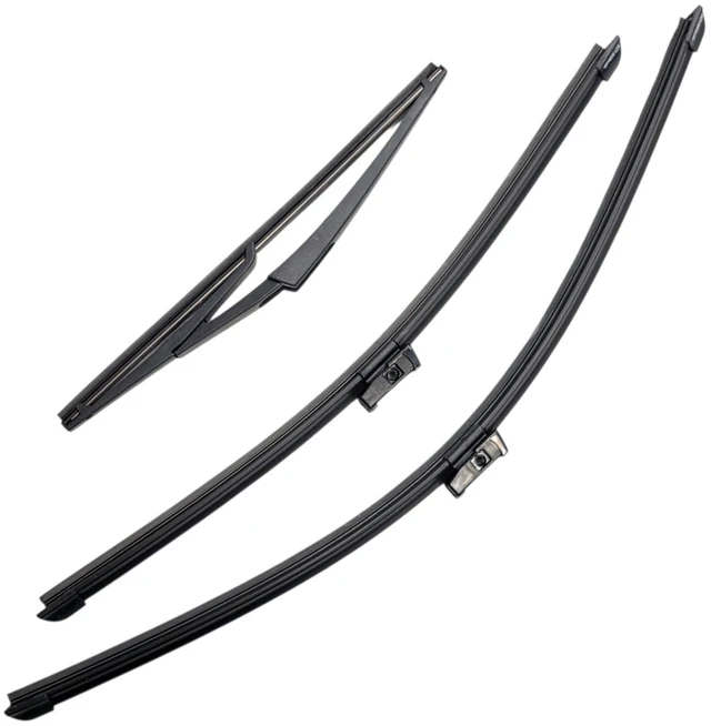 Main image of Silbak Wiper Blade Set compatible with Mercedes-Benz GLK Class 2014-2015, Front and Rear 3-Piece, Driver 22 in, Passenger 19 in, Rear 12 in