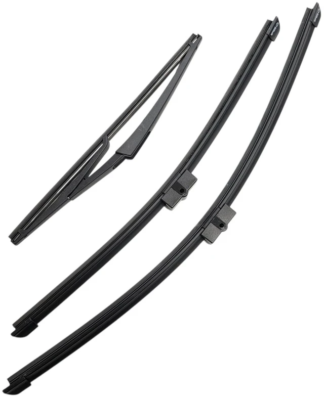 Main image of Silbak Wiper Blade Set compatible with Mercedes-Benz GLK Class 2010-2013, Front and Rear 3-Piece, Driver 22 in, Passenger 19 in, Rear 12 in