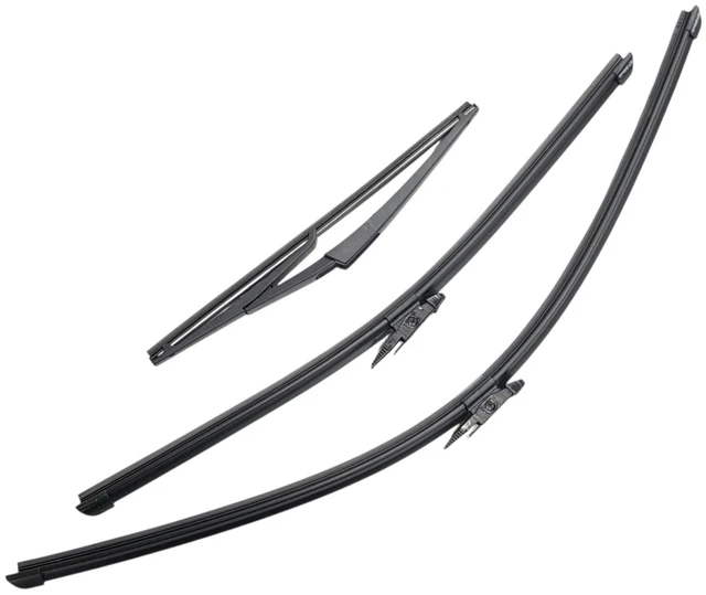 Main image of Silbak Wiper Blade Set compatible with Mercedes-Benz GL Class 2007-2012, Front and Rear 3-Piece, Driver 28 in, Passenger 21 in, Rear 12 in