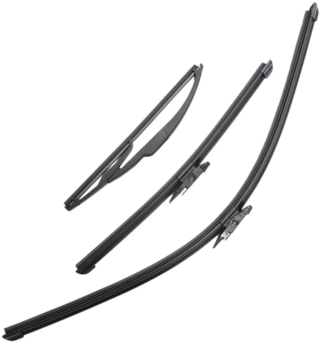 Main image of Silbak Wiper Blade Set compatible with Chevrolet Sonic HB Hatchback 2017-2020, Front and Rear 3-Piece, Driver 26 in, Passenger 15 in, Rear 11 in