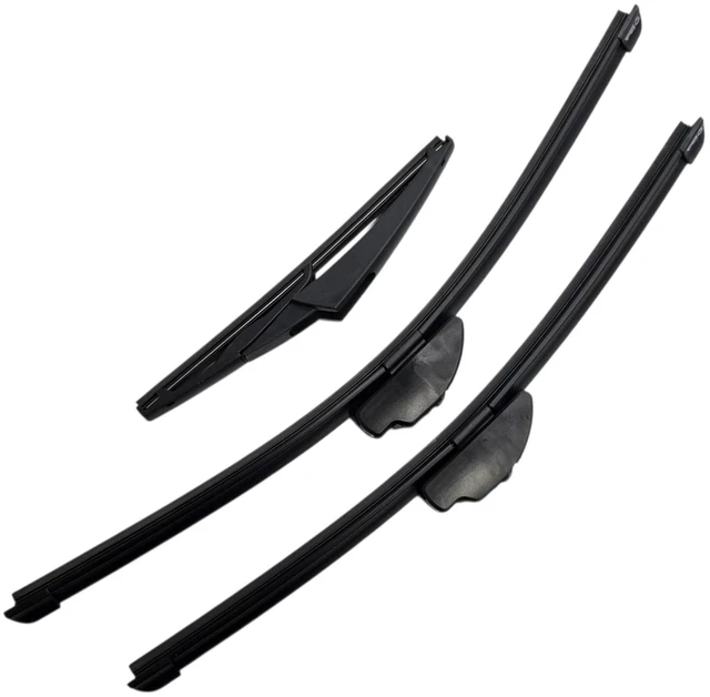 Main image of Silbak Wiper Blade Set compatible with Mini Hardtop Cooper F55 2014-2021, Front and Rear 3-Piece, Driver 18 in, Passenger 19 in, Rear 10 in