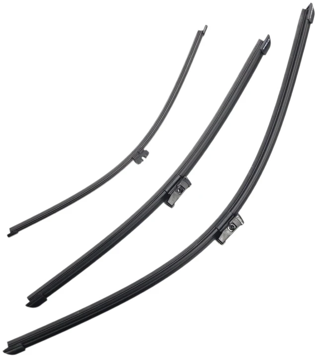 Main image of Silbak Wiper Blade Set compatible with Volvo C30 2007-2009, Front and Rear 3-Piece, Driver 26 in, Passenger 20 in, Rear 16 in