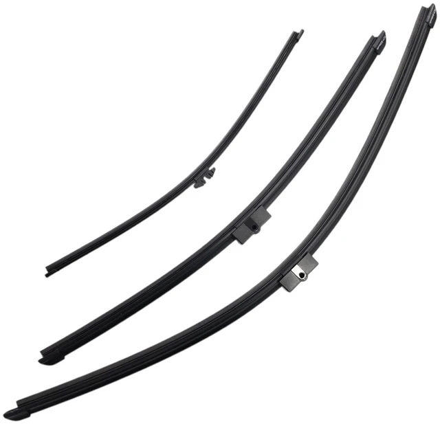 Main image of Silbak Wiper Blade Set compatible with BMW X5 E70 2007-2011, Front and Rear 3-Piece, Driver 24 in, Passenger 20 in, Rear 15 in
