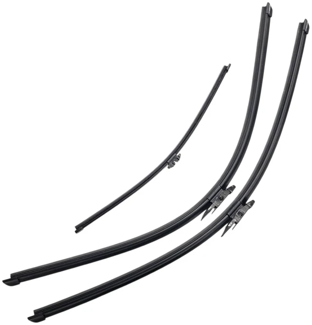 Main image of Silbak Wiper Blade Set compatible with Ford Edge 2015-2018, Front and Rear 3-Piece, Driver 28 in, Passenger 28 in, Rear 15 in
