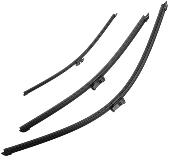 Main image of Silbak Wiper Blade Set compatible with BMW X5 G05 2024-2026, Front and Rear 3-Piece, Driver 26 in, Passenger 20 in, Rear 14 in