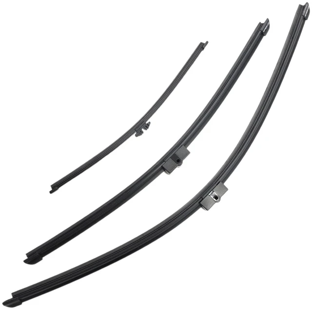 Main image of Silbak Wiper Blade Set compatible with BMW X3 F25 2011-2017, Front and Rear 3-Piece, Driver 26 in, Passenger 20 in, Rear 13 in