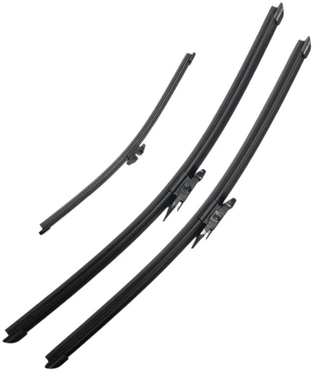 Main image of Silbak Wiper Blade Set compatible with Mini Paceman 2013-2016, Front and Rear 3-Piece, Driver 19 in, Passenger 20 in, Rear 11 in