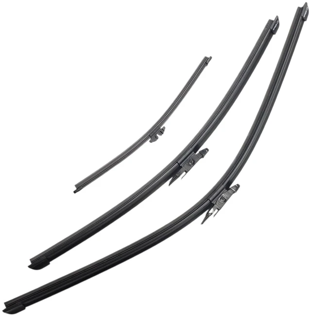 Main image of Silbak Wiper Blade Set compatible with Ford Utility Police Interceptor 2020-2023, Front and Rear 3-Piece, Driver 26 in, Passenger 22 in, Rear 11 in