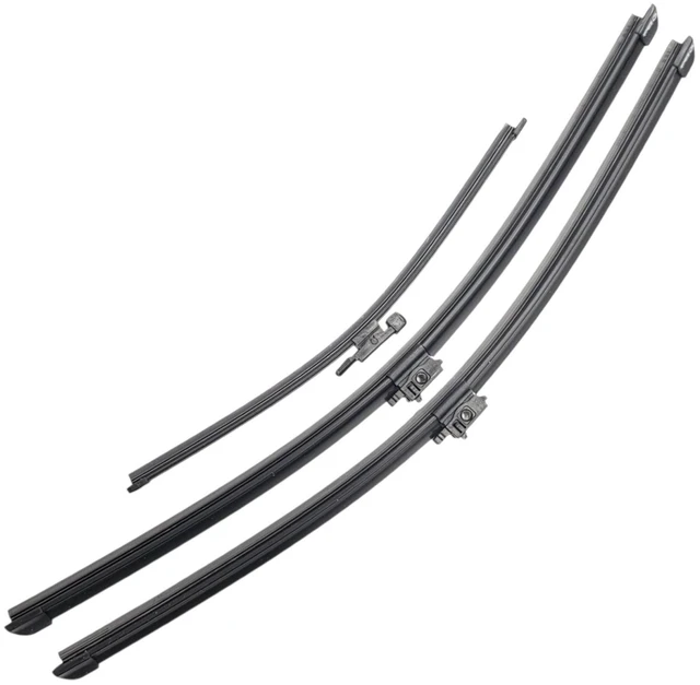 Main image of Silbak Wiper Blade Set compatible with Mercedes-Benz GLC 2016-2019, Front and Rear 3-Piece, Driver 22 in, Passenger 22 in, Rear 13 in