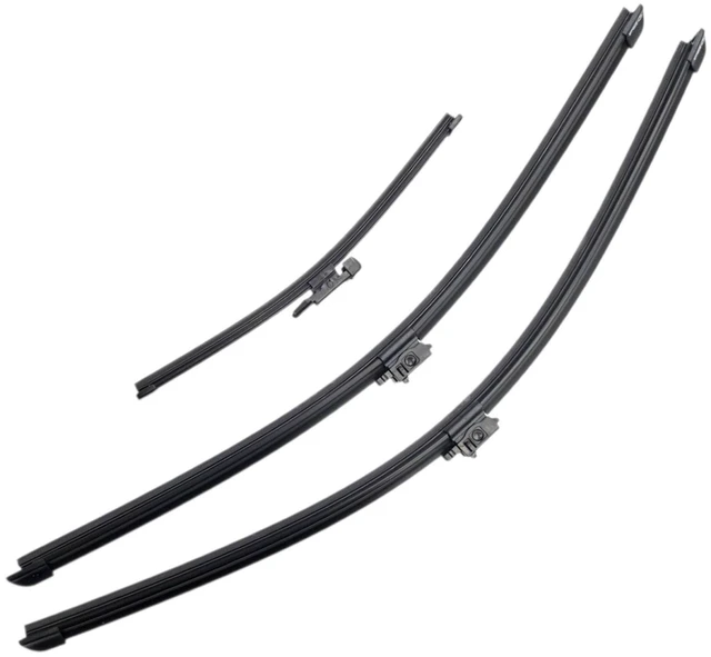 Main image of Silbak Wiper Blade Set compatible with Mercedes-Benz E-Class Wagon 2017-2019, Front and Rear 3-Piece, Driver 24 in, Passenger 22 in, Rear 11 in