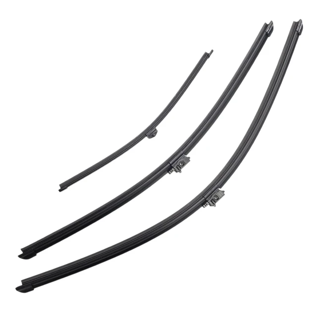 Main image of Silbak Wiper Blade Set compatible with Mercedes-Benz GLB 2024-2026, Front and Rear 3-Piece, Driver 24 in, Passenger 21 in, Rear 11 in