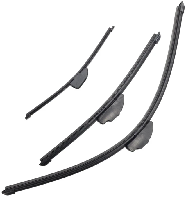 Main image of Silbak Wiper Blade Set compatible with Kia e-Niro EV 2019-2022, Front and Rear 3-Piece, Driver 26 in, Passenger 16 in, Rear 12 in