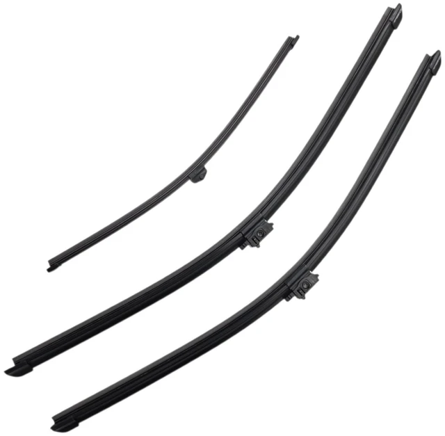 Main image of Silbak Wiper Blade Set compatible with Mercedes-Benz GLC 2020-2022, Front and Rear 3-Piece, Driver 22 in, Passenger 22 in, Rear 14 in