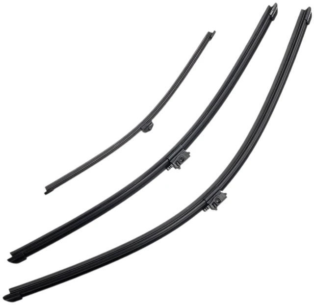 Main image of Silbak Wiper Blade Set compatible with Mercedes-Benz GLE Class 2024-2026, Front and Rear 3-Piece, Driver 26 in, Passenger 22 in, Rear 14 in