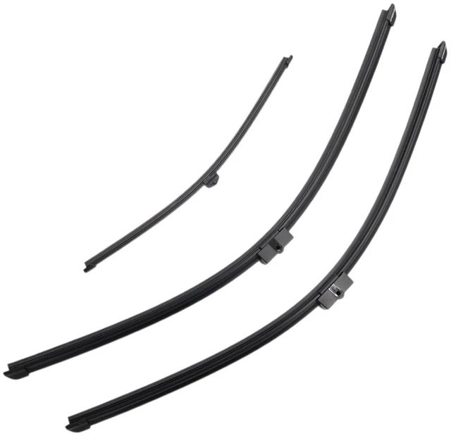 Main image of Silbak Wiper Blade Set compatible with Volkswagen VW Touareg 2015-2017, Front and Rear 3-Piece, Driver 26 in, Passenger 26 in, Rear 14 in