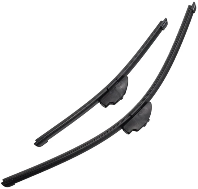 Main image of Silbak Front Windshield Wiper Blade Set compatible with Chevrolet Cavalier Convertible 1997-1999, 2-Piece, Driver Side 22 in (550 mm), Passenger Side 17 in (430 mm)