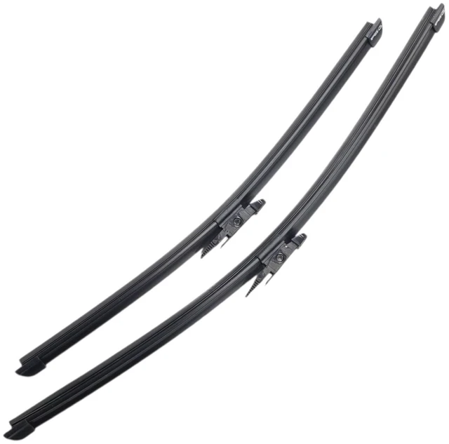 Main image of Silbak Muson Pro Premium Flat Wiper Blades Set compatible with BMW 4 Series F33 Cabriolet 2014-2020, Driver Side 24 in (600 mm) Passenger Side 18 in (450 mm)