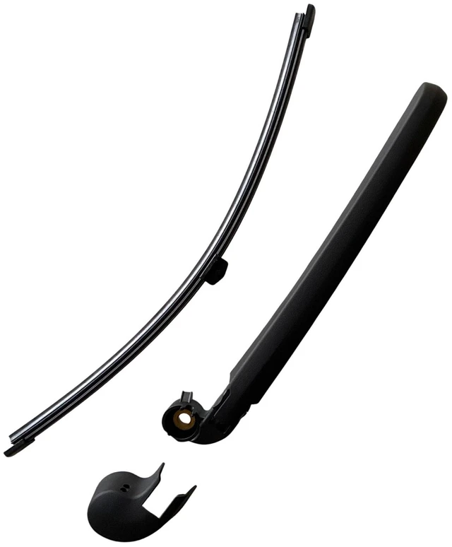 Main image of MAXTEL Rear Wiper Blade & Arm, compatible with Porsche Cayenne 2015-2018, 14.17 in (360 mm) Black, 100% Compatible, Quick-Clip Adaptor, 1 Set, 1-Year Manufacturer Warranty