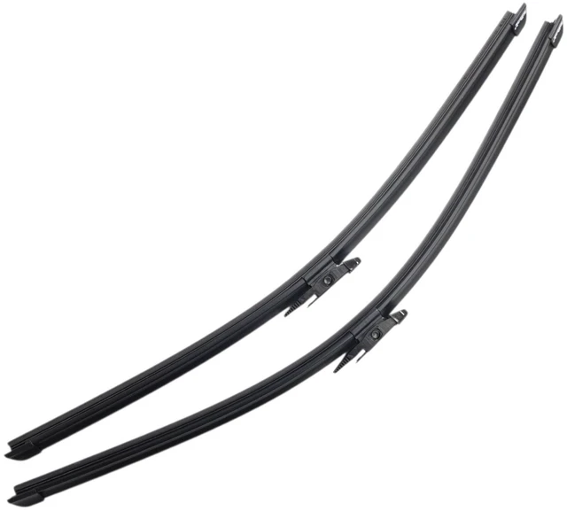 Main image of Silbak Muson Pro Flat Wiper Blades Compatible with BMW 6 Serie E64 Cabriolet 2004-2011 Driver Side 24 in (600 mm) Passenger Side 23 in (580 mm) Front