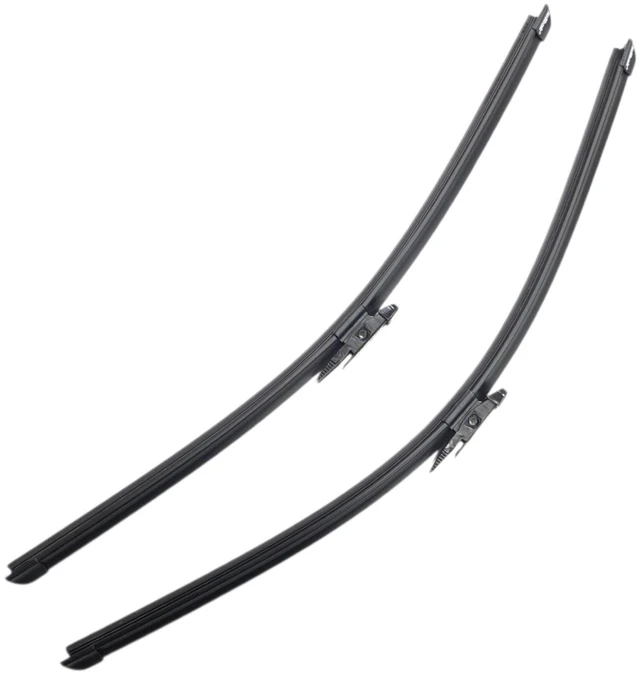 Main image of Silbak Muson Pro Flat Wiper Blade Set Compatible with Smart Fortwo 2007-2014, Driver Side 23 in (580 mm) Passenger Side 21 in (530 mm)