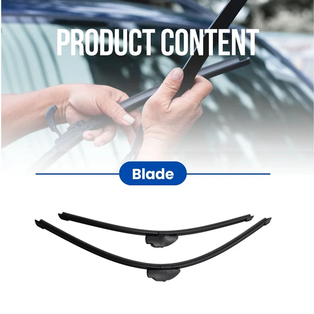 Alt view image 2 of 7 - Silbak Wiper Blade Set compatible with Honda Odyssey 2025-2029, Front 2-Piece, Driver 26 in, Passenger 22 in