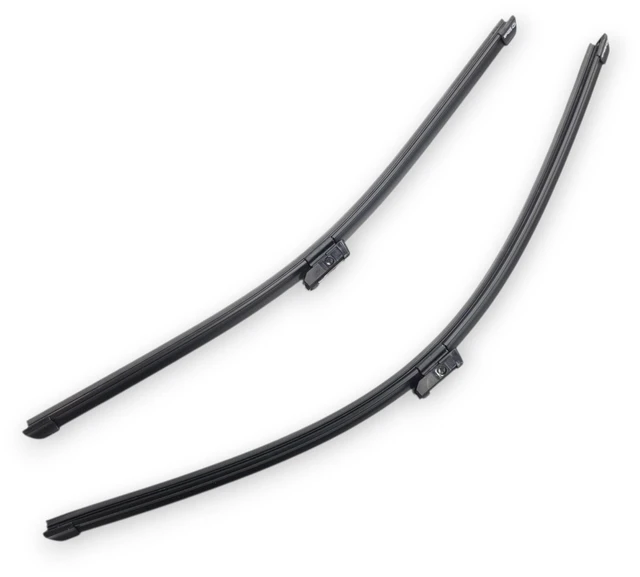 Main image of Silbak Muson Pro Flat Windshield Wiper Blades, Compatible with Porsche Cayenne 2019-2023, Driver Side 26 in (650 mm) Passenger Side 21 in (530 mm), Front Set of 2