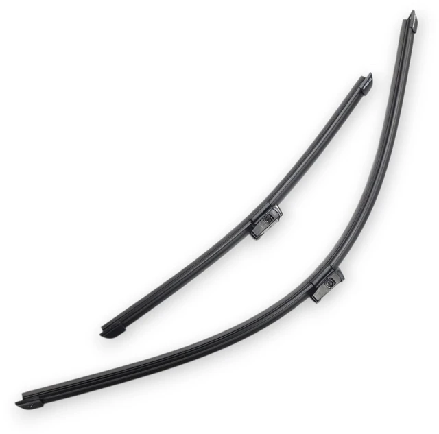 Main image of Silbak Muson PRO Premium Flat Wiper Blades Compatible with Tesla Model S 2021-2023, Driver Side 28 in (700 mm) Passenger Side 17 in (430 mm)