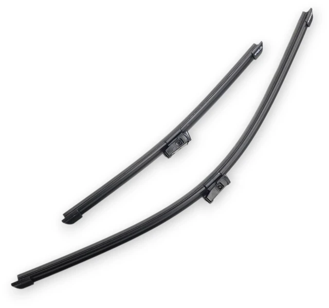 Main image of Silbak Premium Flat Windshield Wiper Blade Front Set compatible with BMW 8 Series G14 Cabriolet 2019-2022 Driver Side 26 in (650 mm) Passenger Side 16 in (400 mm)