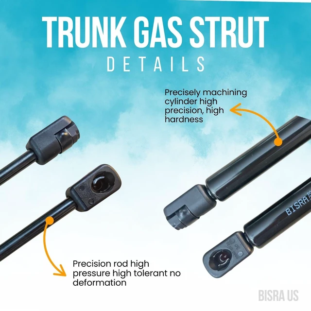 Alt view image 4 of 5 - BISRA Front Hood Lift Support Gas Strut compatible with Chevrolet Captiva Sport 2012-2015, 320 N (72 lbf) Pushing Force, Right and Left, Set of 2
