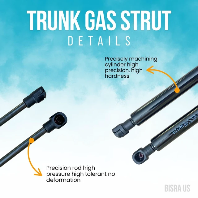 Alt view image 4 of 5 - BISRA Lift Support Gas Strut Compatible with Mazda CX-9 2007-2012 Rear Trunk Tailgate Set of 2, 775 N (174 lbf), Right and Left