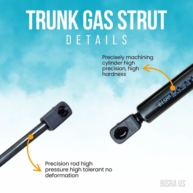 Alt view image 4 of 5 - BISRA Lift Support Gas Strut Compatible with Chrysler Pacifica 2017-2026, Rear Trunk Lid Left Side, 810 N (182 lbf) 1 piece