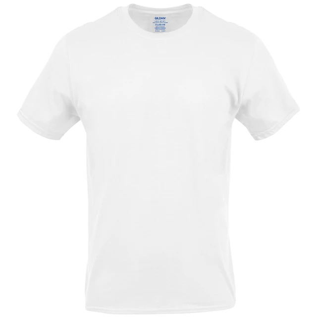 Alt view image 5 of 6 - Men's Crew T-Shirts, Multipack, Style G1100, White (6-Pack), Large