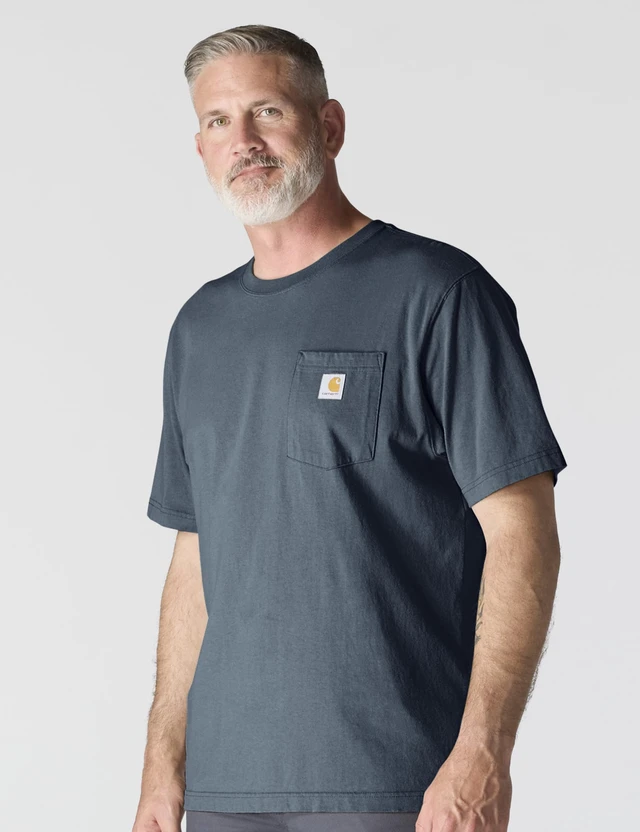 Alt view image 2 of 6 - Men's Iconic K87 Pocket T-Shirt, Bluestone, X-Large