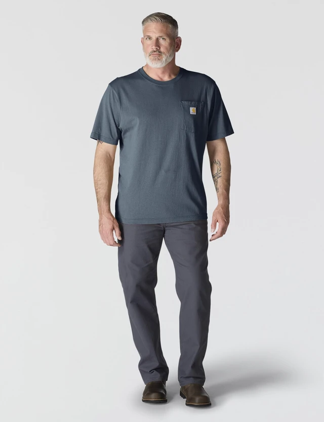 Alt view image 3 of 6 - Men's Iconic K87 Pocket T-Shirt, Bluestone, X-Large
