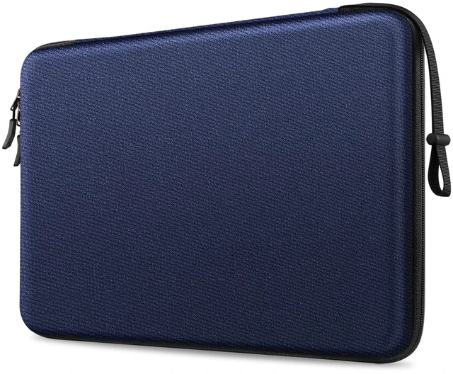 Main image of Hard Laptop Sleeve Case for 15.6 inch Chromebook Waterproof Navy | Shockproof Computer Case Compatible with HP Dell Razer Samsung Laptop Chromebook