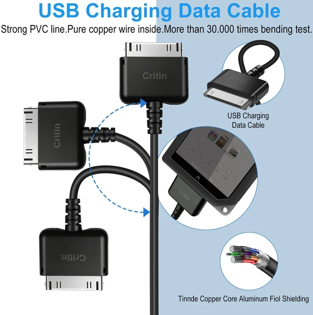 Alt view image 4 of 7 - 5V 2A Power Adapter Wall Charger & 4 FT Black USB Charging Cable | Data Cord for Barnes Noble Nook HD 7'' 9" Inch BNTV400 BNTV600 Tablet USB Charging Cable Cord Wire